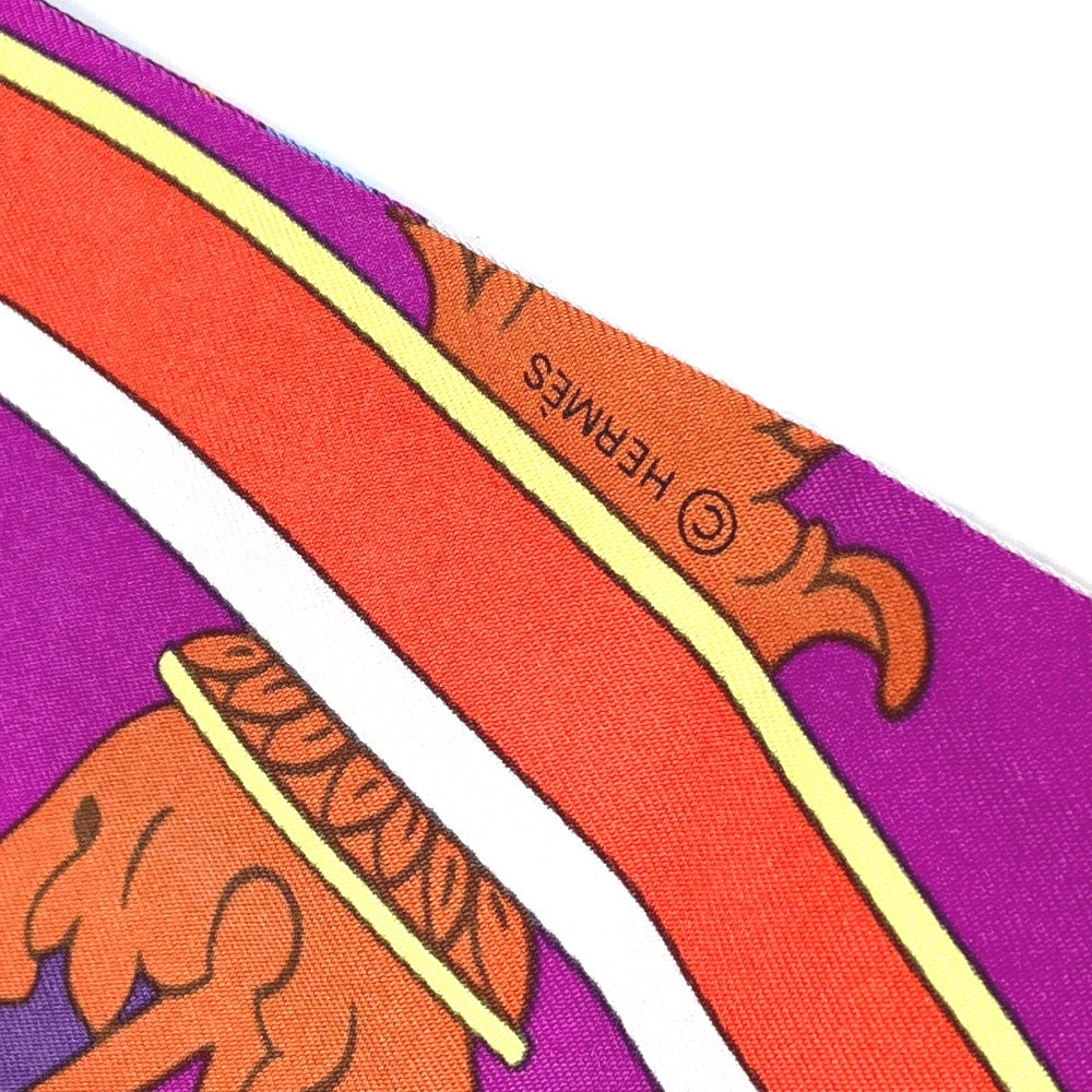 HERMES scarf silk pink Twill up Women  d