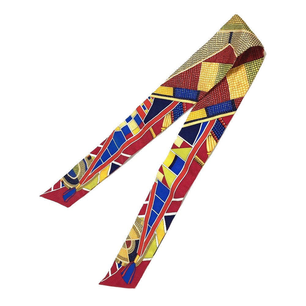 HERMES scarf silk multicolor Overall handle Women  d