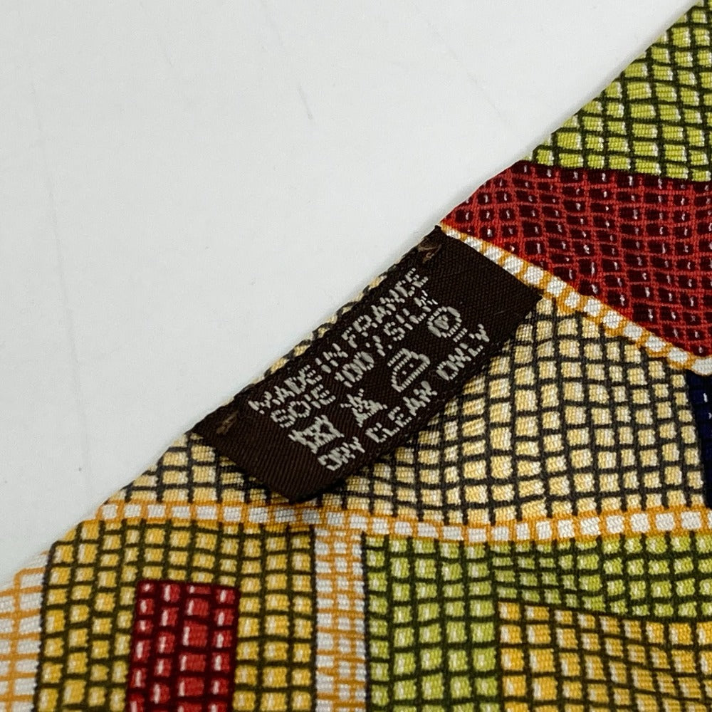 HERMES scarf silk multicolor Overall handle Women  d