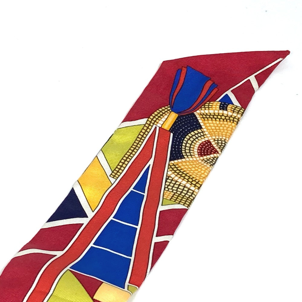 HERMES scarf silk multicolor Overall handle Women  d