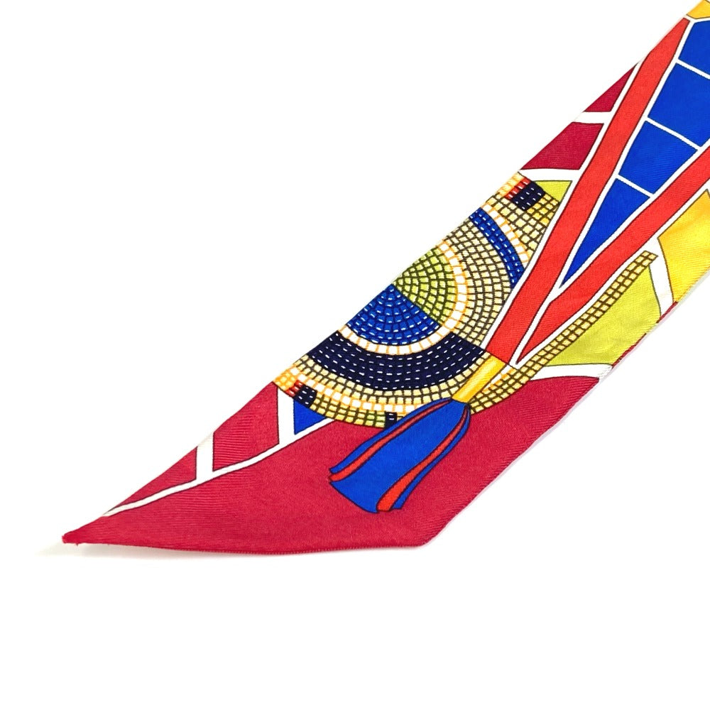 HERMES scarf silk multicolor Overall handle Women  d