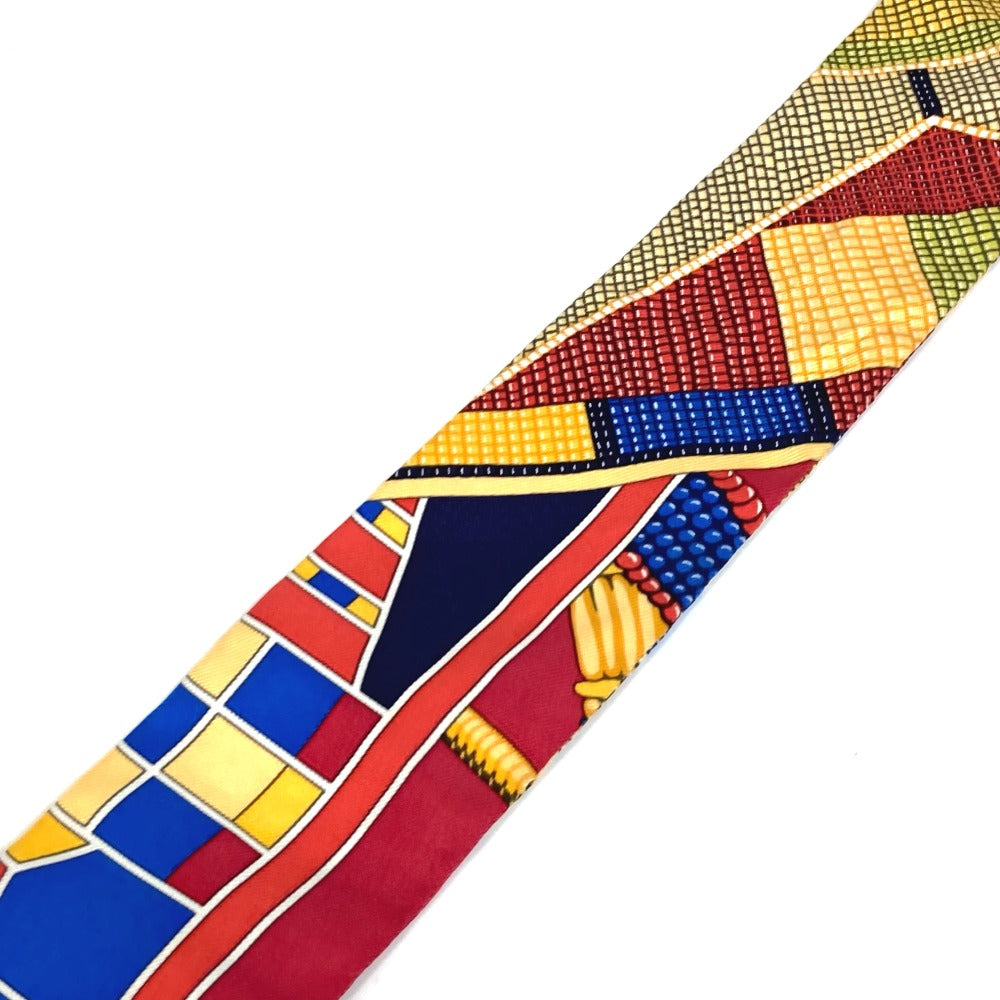 HERMES scarf silk multicolor Overall handle Women  d