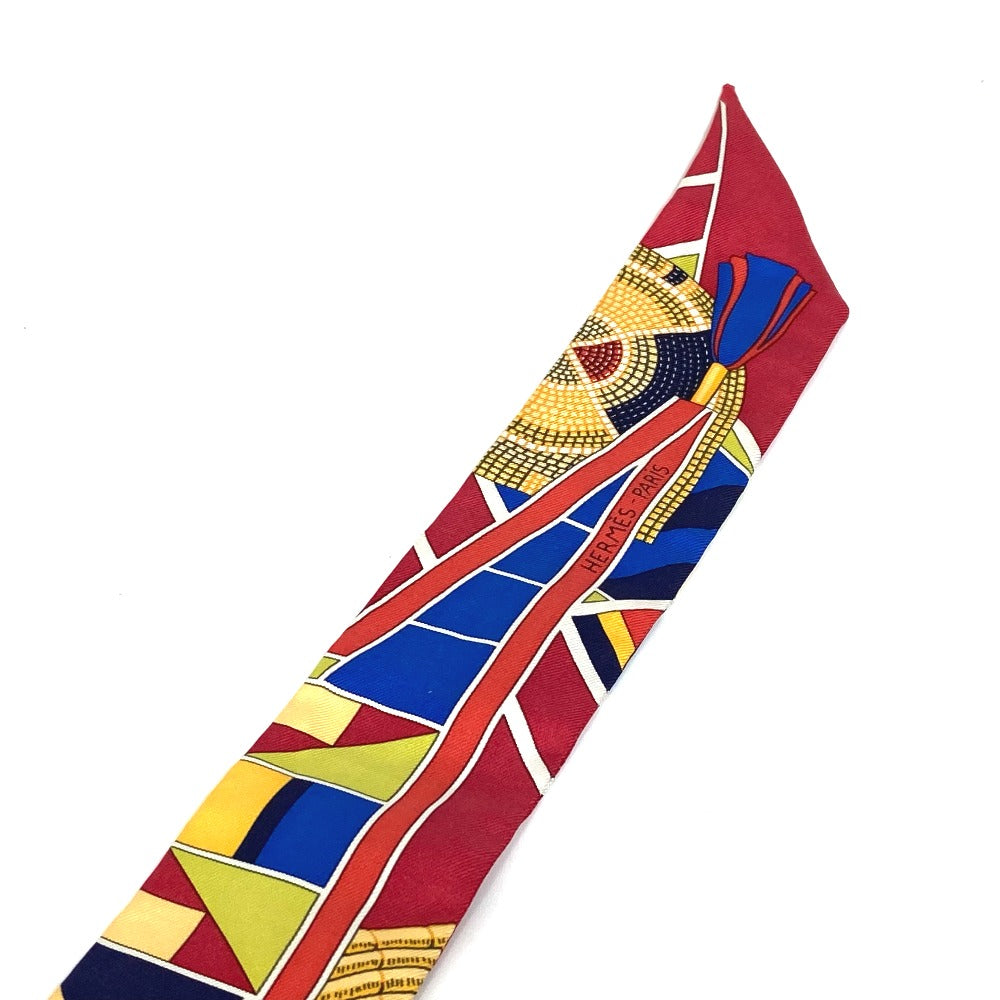HERMES scarf silk multicolor Overall handle Women  d