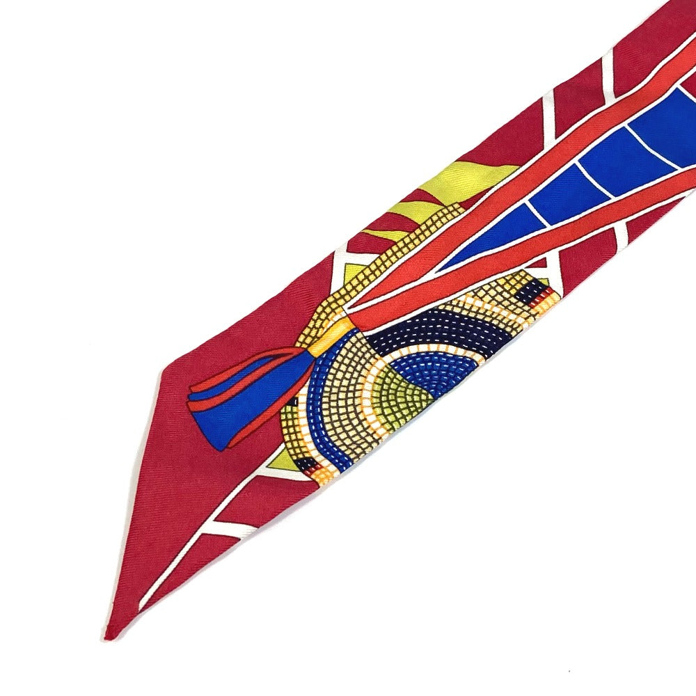HERMES scarf silk multicolor Overall handle Women  d