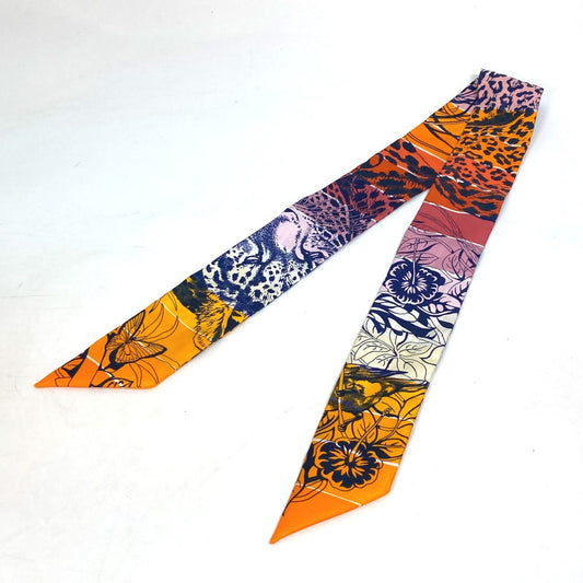 HERMES scarf silk multicolor bandeau scarf Twilly Twilly Women  d