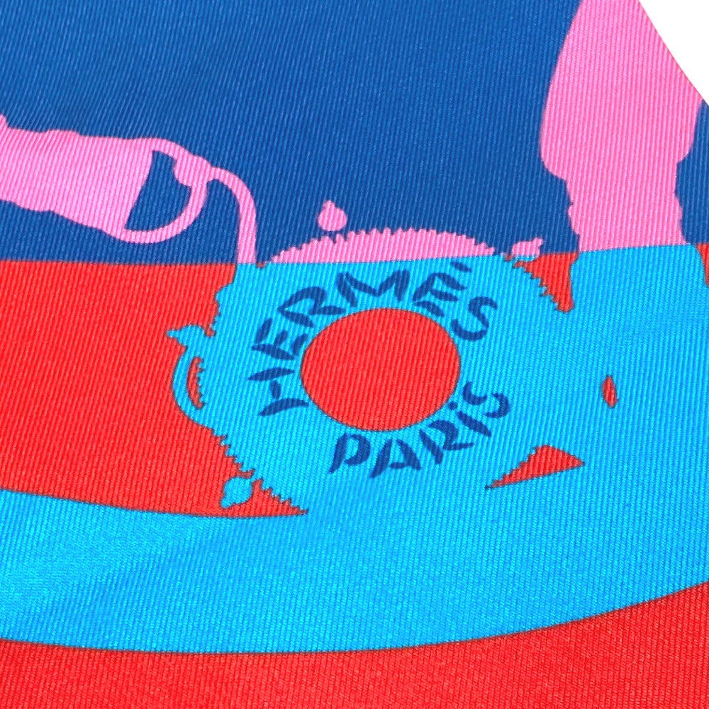 HERMES scarf silk pink Polka dot Maxi Twilly Twilly Women  d
