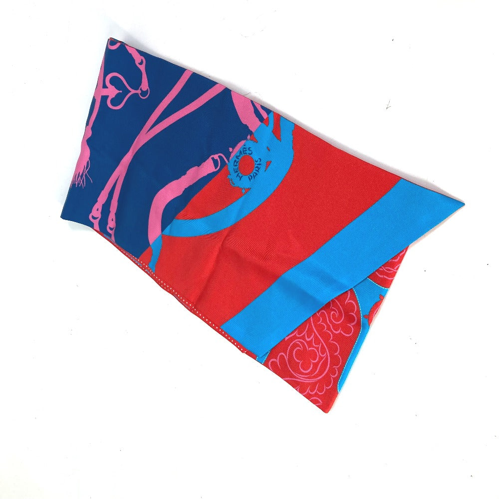 HERMES scarf silk pink Polka dot Maxi Twilly Twilly Women  d