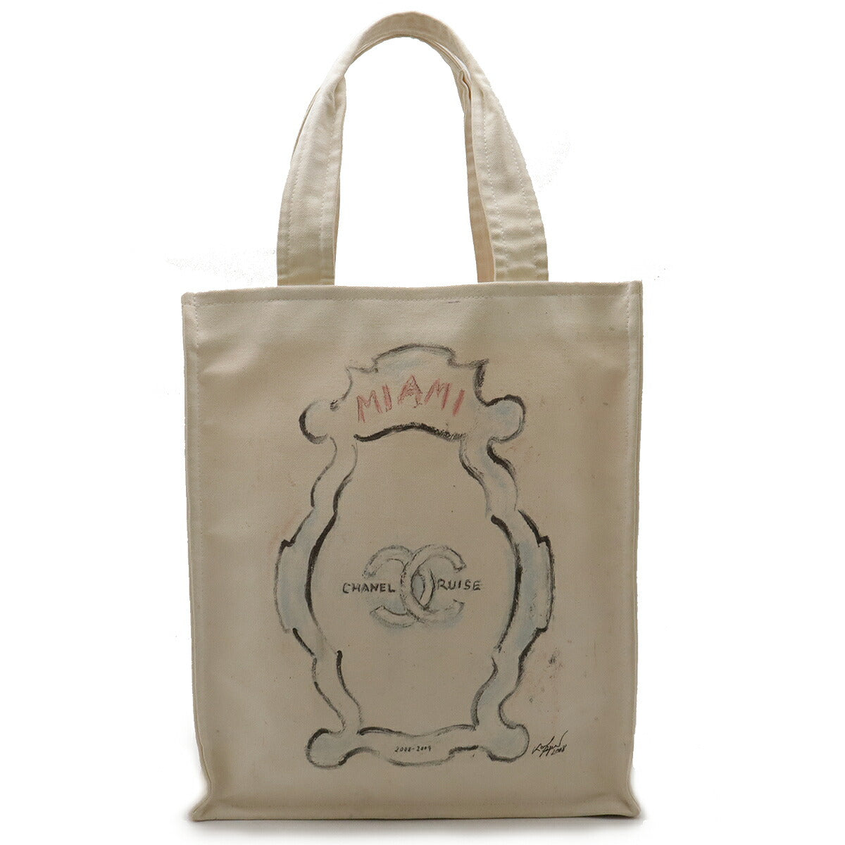 Chanel Cruise Line Canvas 2way Tote Bag