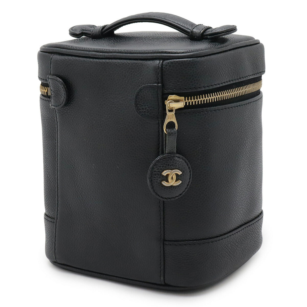 Chanel Coco Mark Caviar Skin Vanity Bag