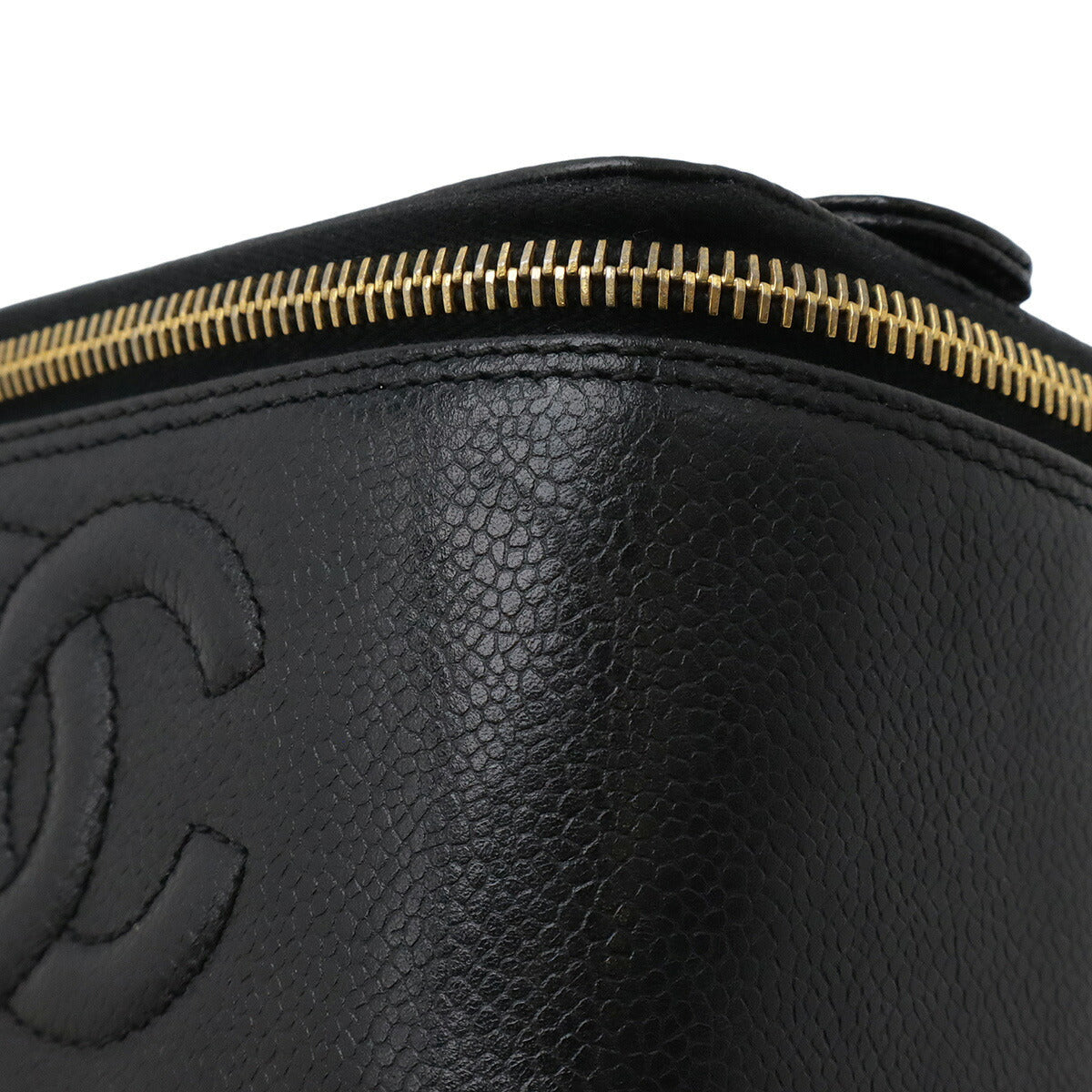 Chanel Coco Mark Caviar Vanity Bag