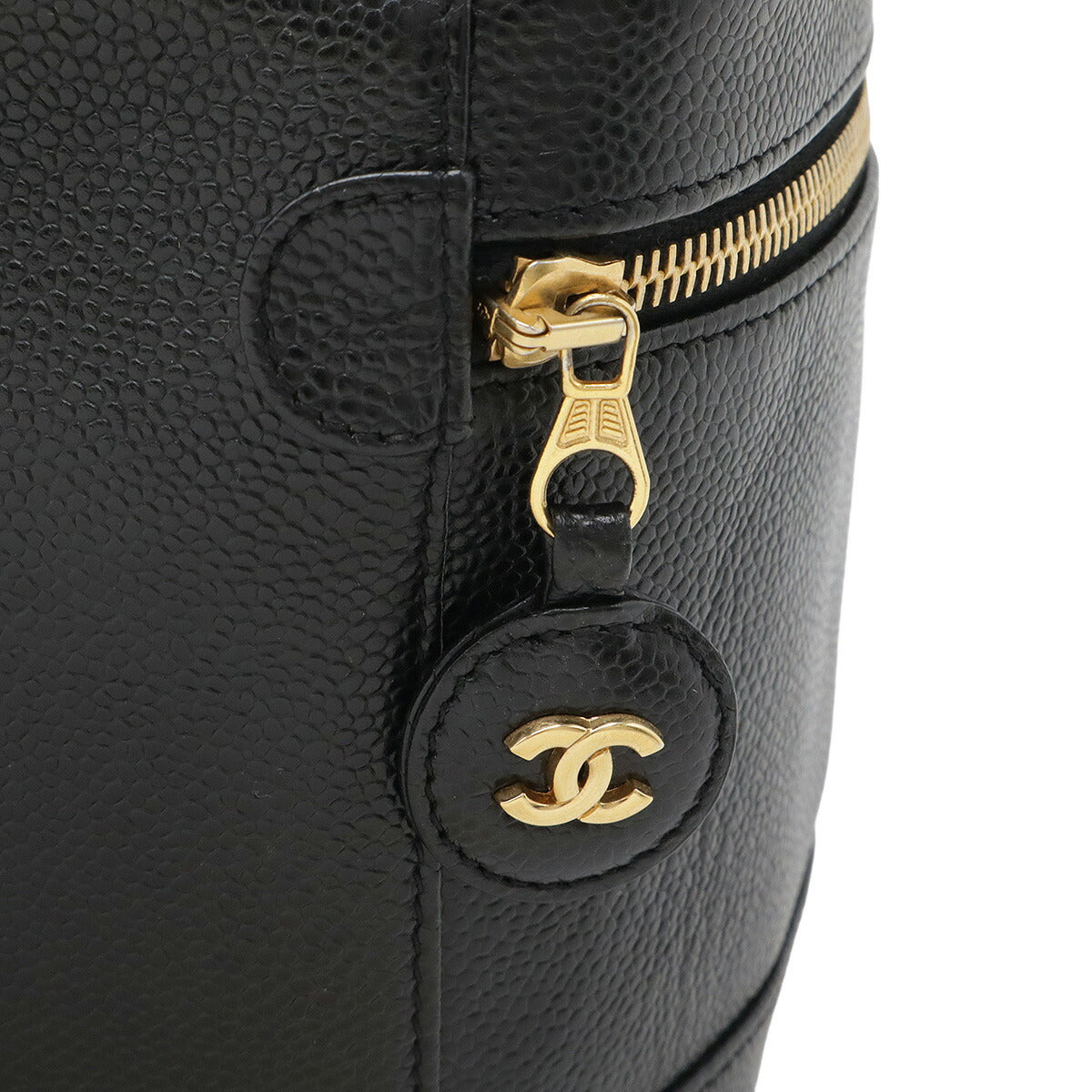 Chanel Coco Mark Caviar Vanity Bag