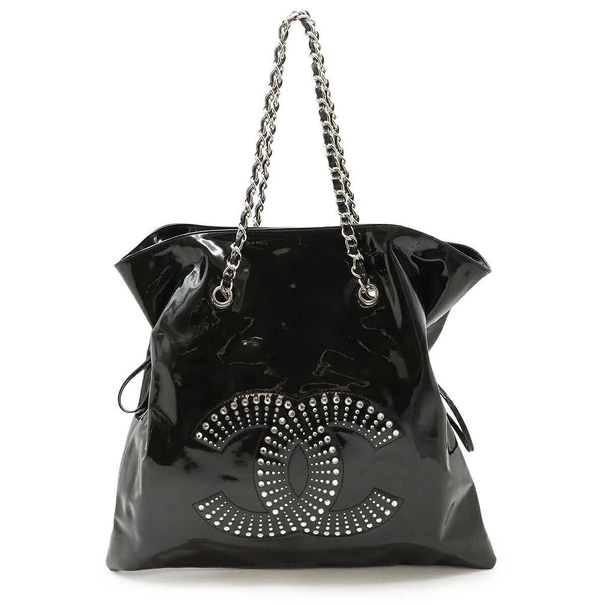 Chanel Strass CC Bonbon Chain Tote Enamel Shoulder Bag