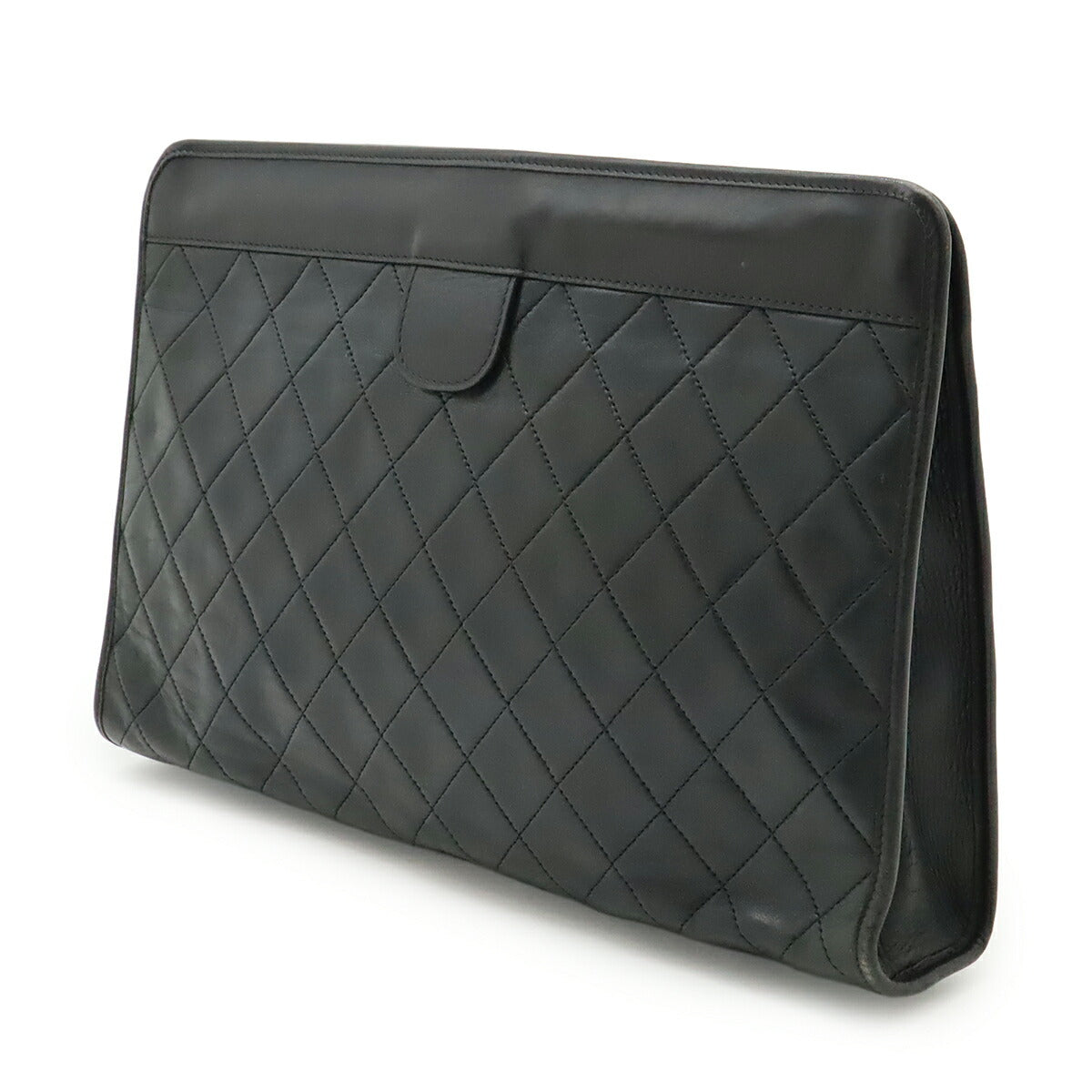 Chanel Matelasse Lambskin Clutch Bag