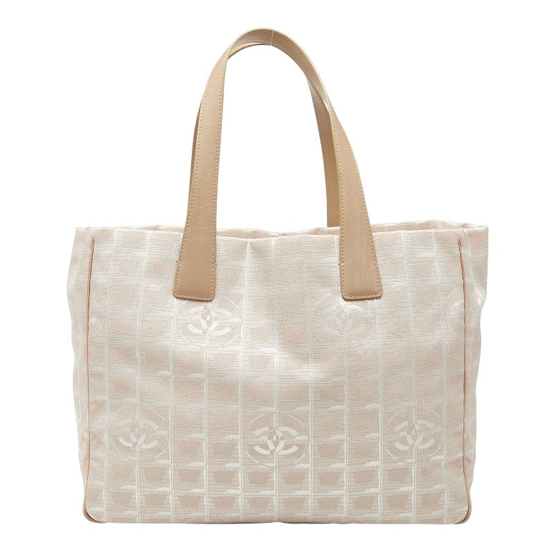 Chanel New Travel Line Nylon Leather Tote Bag