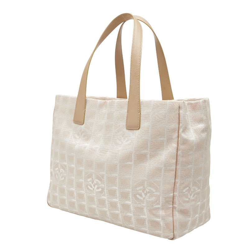 Chanel New Travel Line Nylon Leather Tote Bag