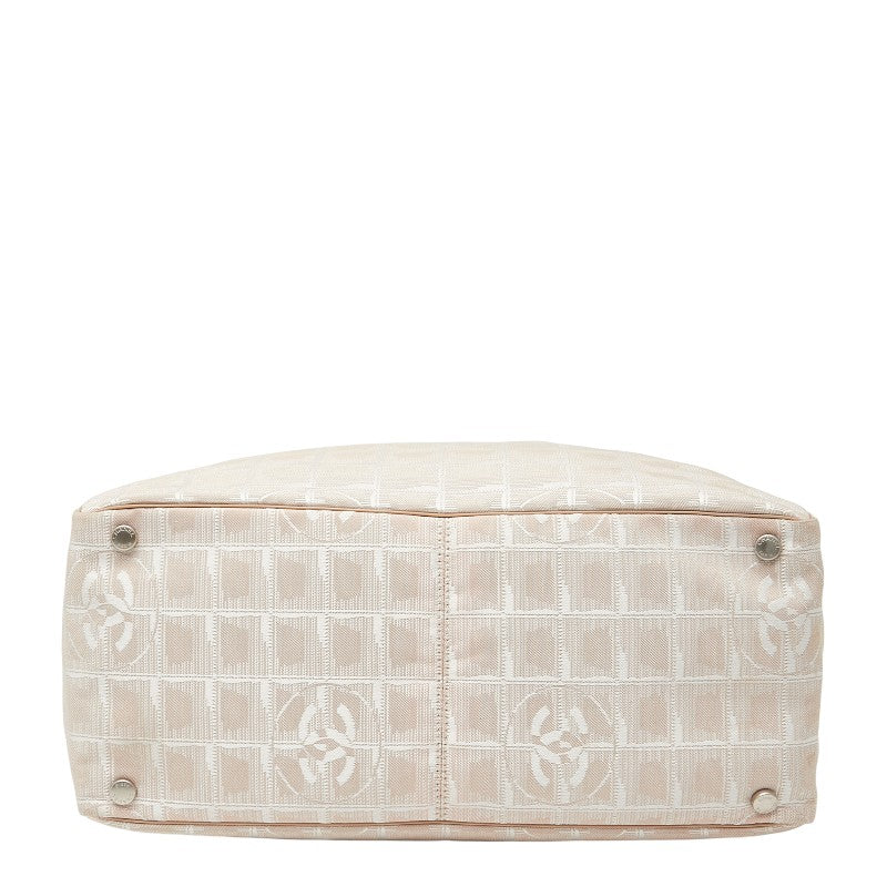 Chanel New Travel Line Nylon Leather Tote Bag