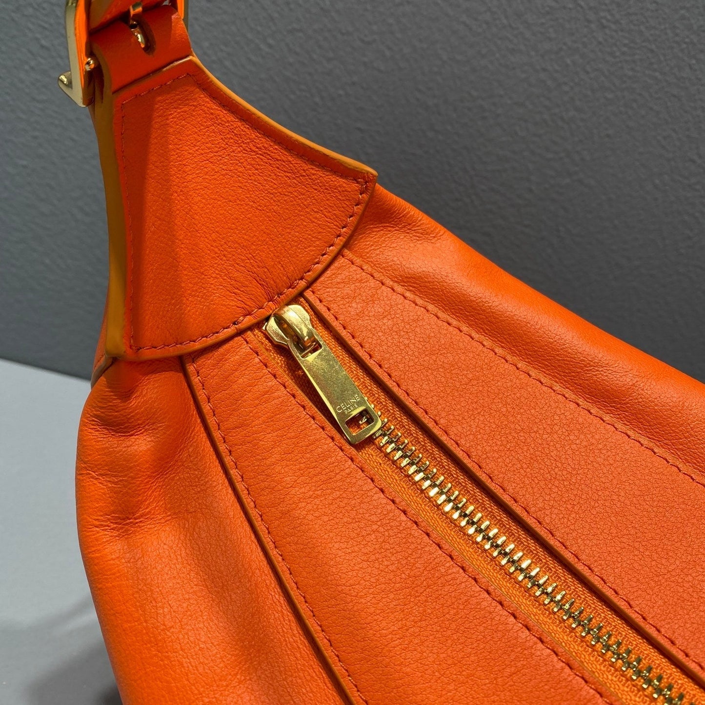 Top Quality Medium Romy In Supple Orange For Women 13in/34cmÂ 