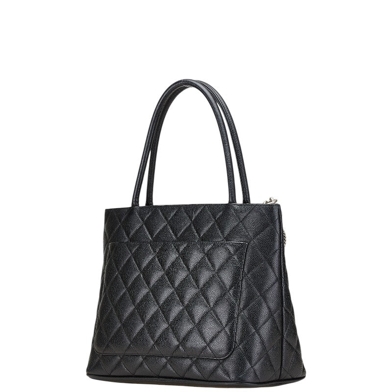 Chanel Coco Mark Caviar Skin Tote Bag