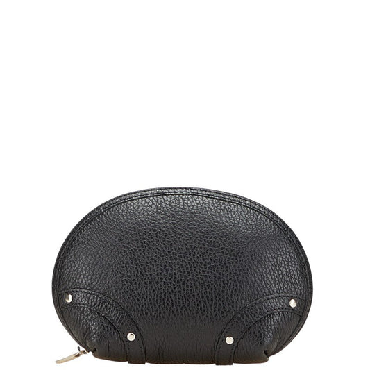 Burberry Nova Check Leather Pouch