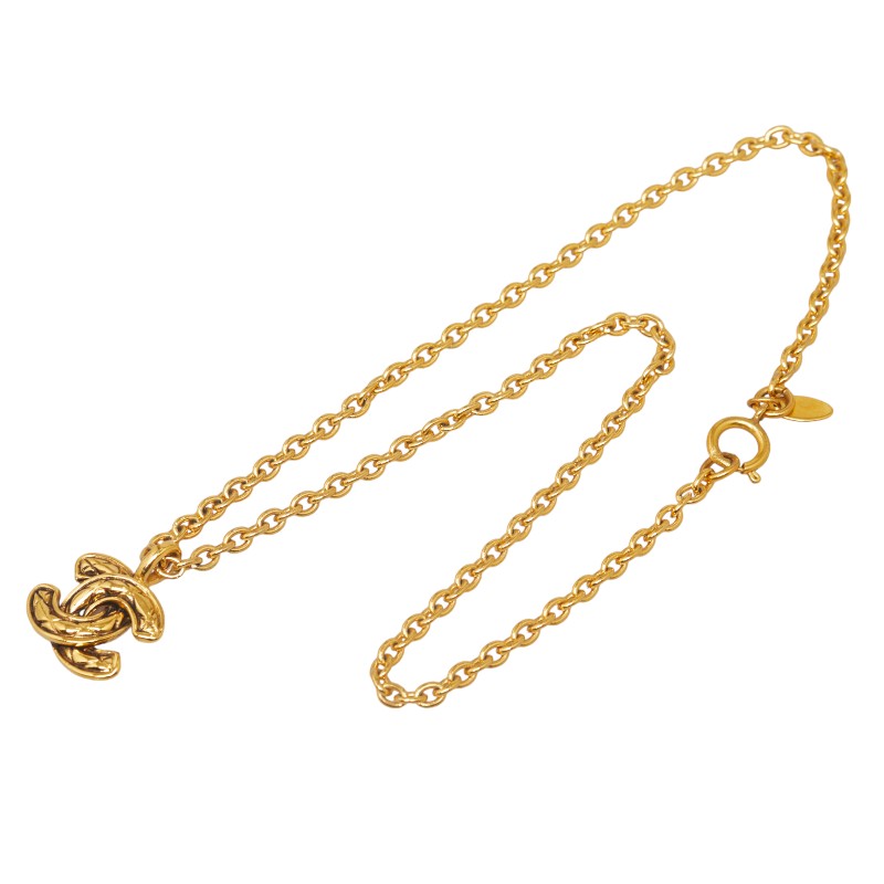Chanel Matelasse Coco Mark Necklace