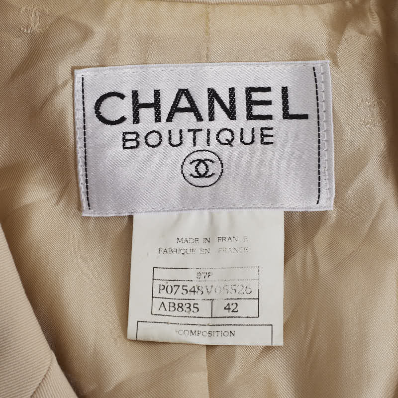 Chanel Long Wool Jacket