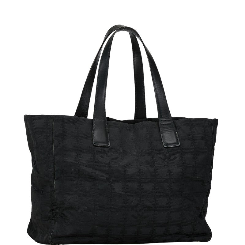 Chanel New Travel Line Nylon Leather Tote Bag