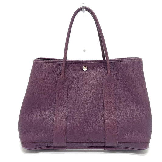 HERMES Tote Bag Negonda Purple type Garden party PM Women  d