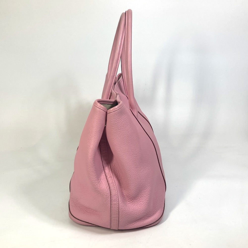 HERMES Tote Bag leather pink Garden party PM Tote Bag Women  d