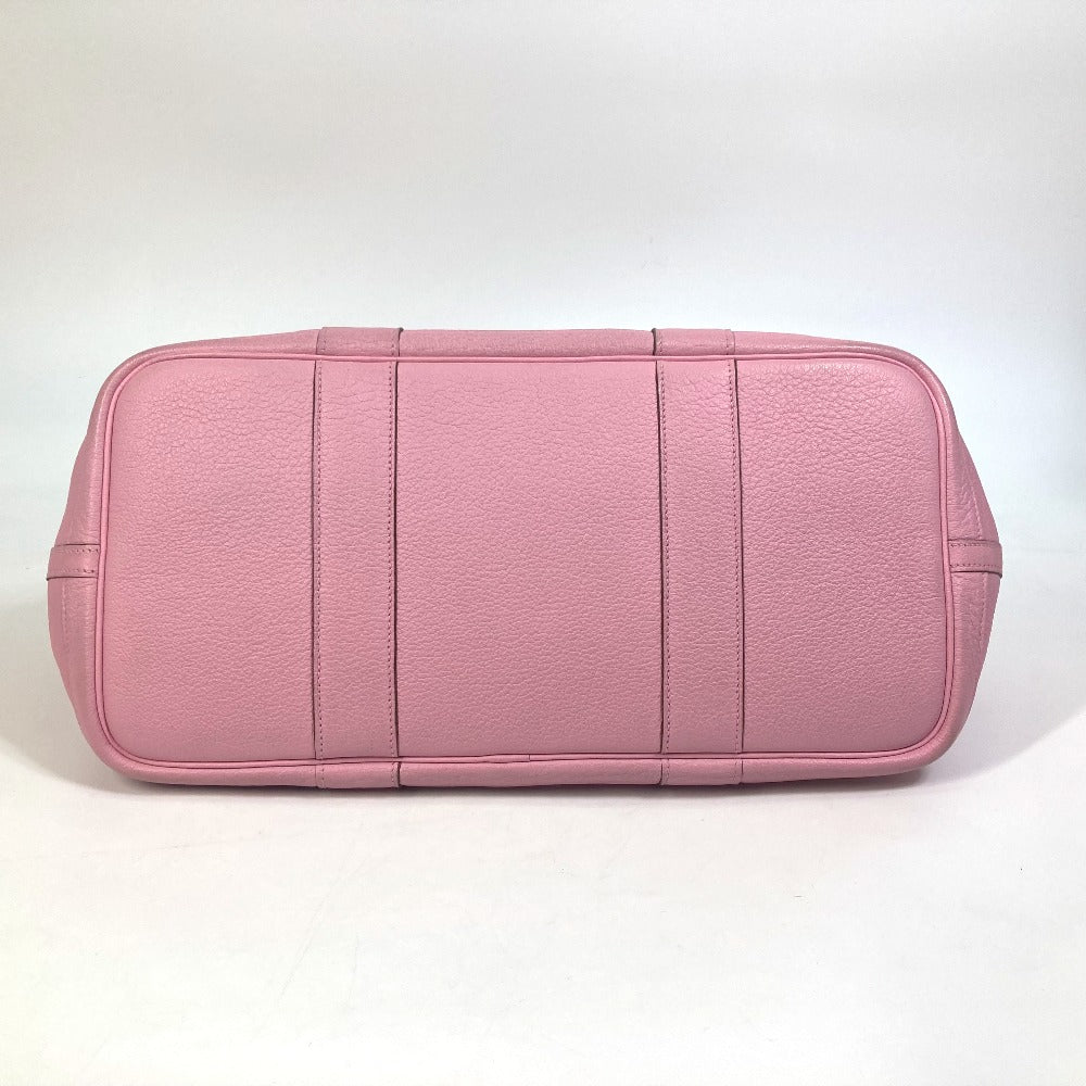 HERMES Tote Bag leather pink Garden party PM Tote Bag Women  d