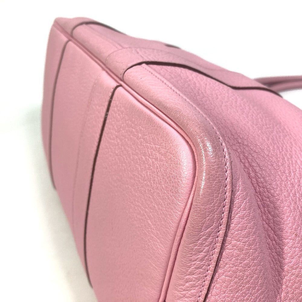 HERMES Tote Bag leather pink Garden party PM Tote Bag Women  d