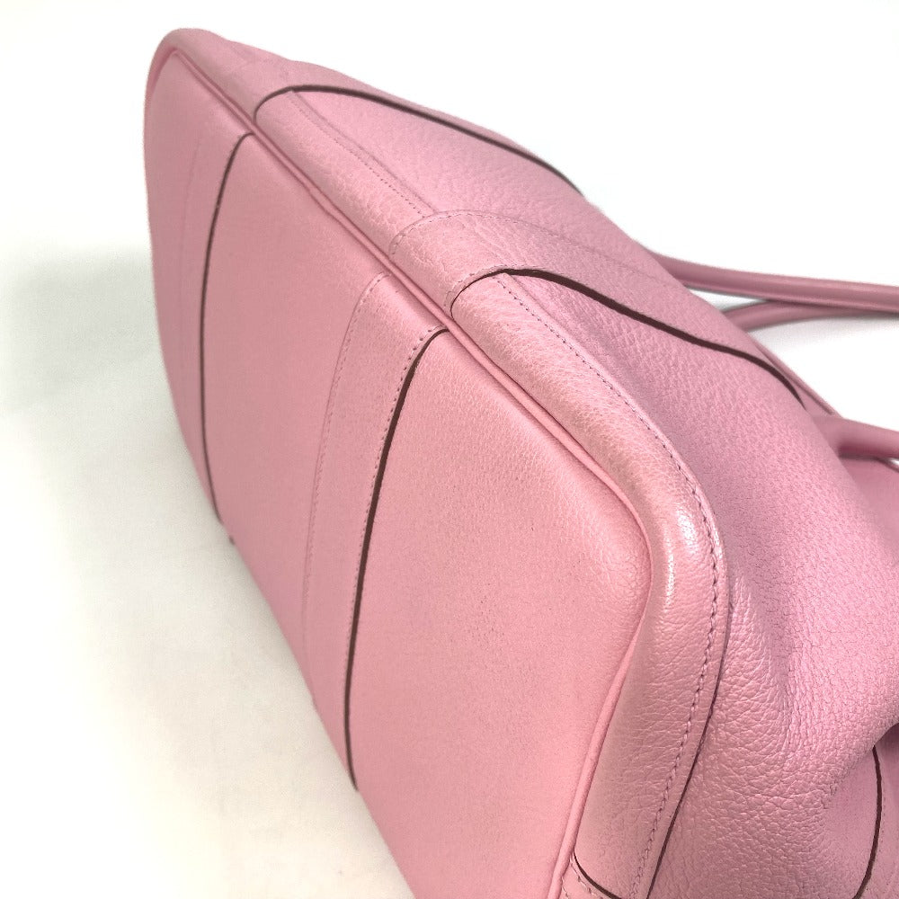 HERMES Tote Bag leather pink Garden party PM Tote Bag Women  d