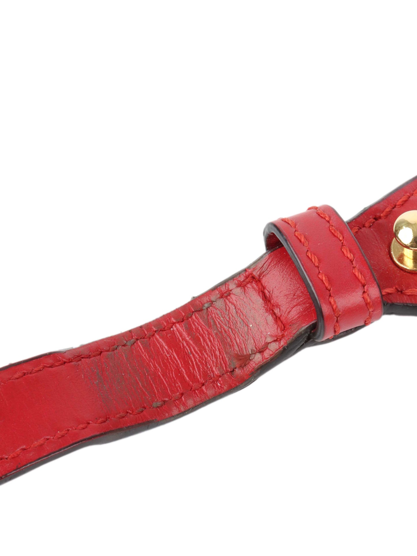Gucci Red Medium Sylvie Bag.