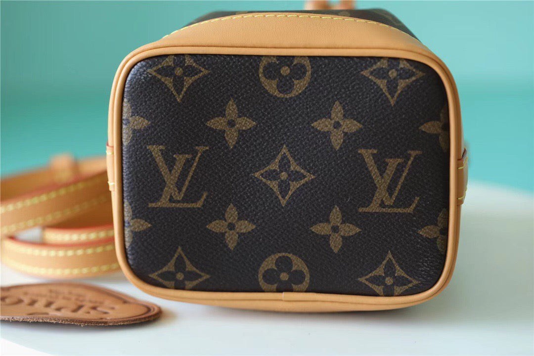Top Quality Nano Noe Monogram Canvas For Women,  Shoulder And Crossbody Bags 16cm/6.3in Top Quality M81266