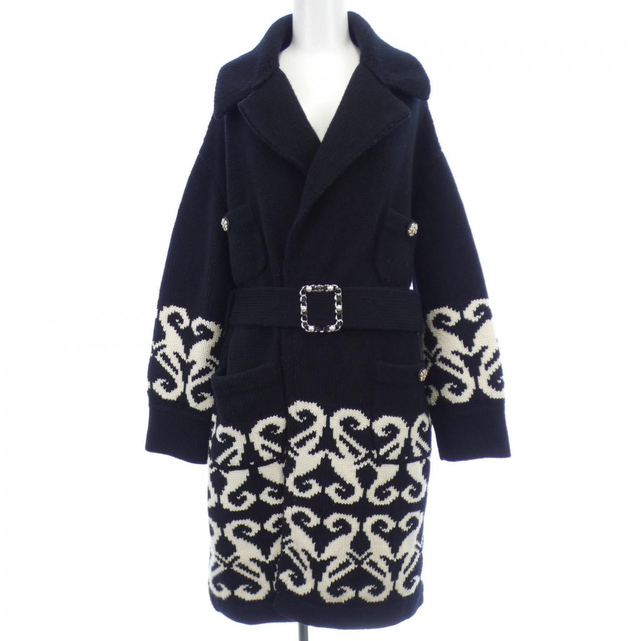Chanel P62598K48046 Cashmere Blend Coat