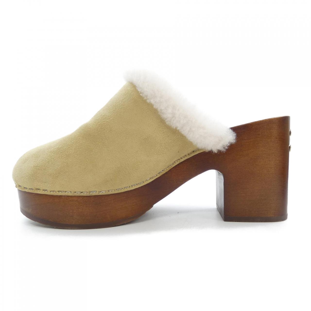 Chanel Crumpled Sheepskin Sandals