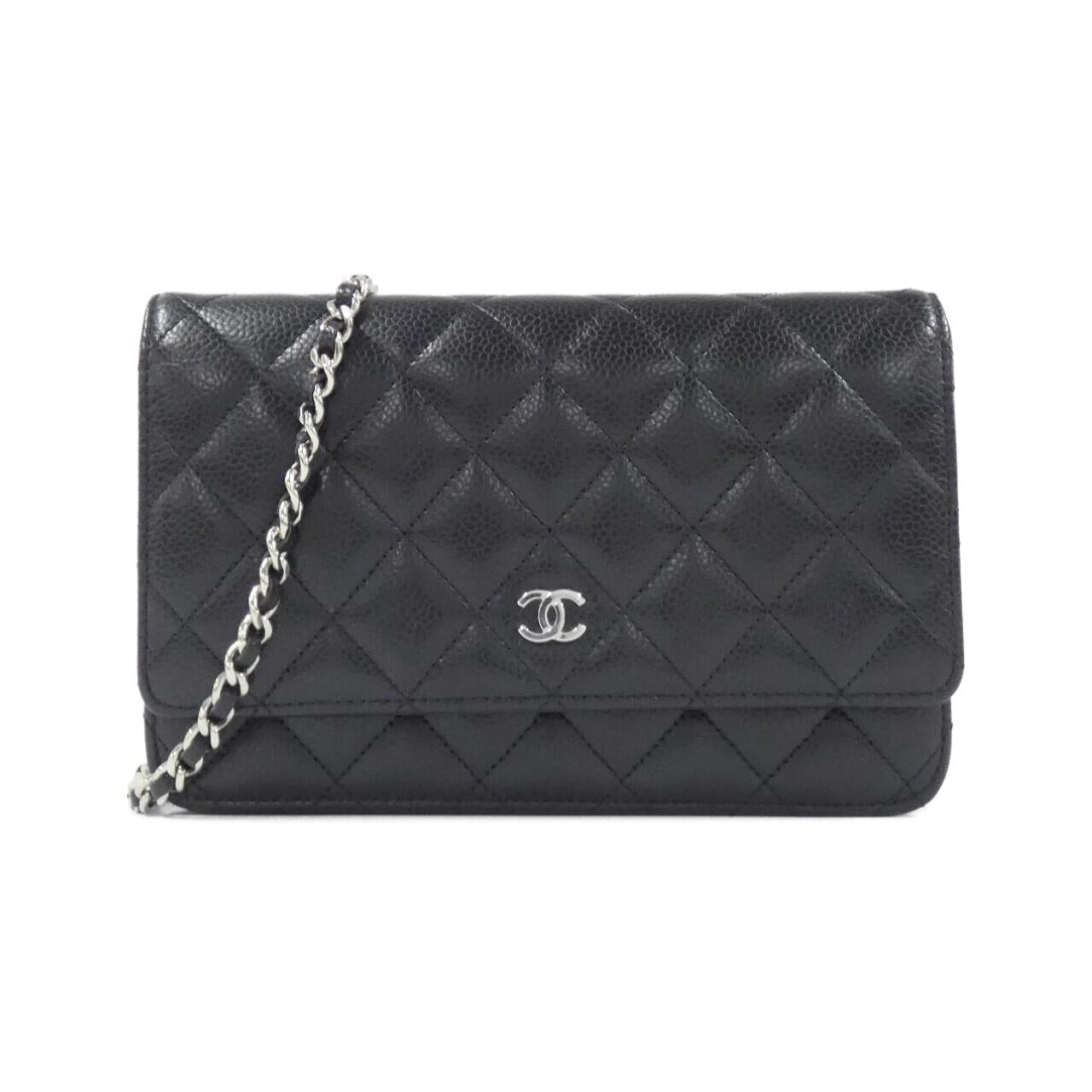 Chanel Timeless Classic Caviar Skin Wallet on Chain