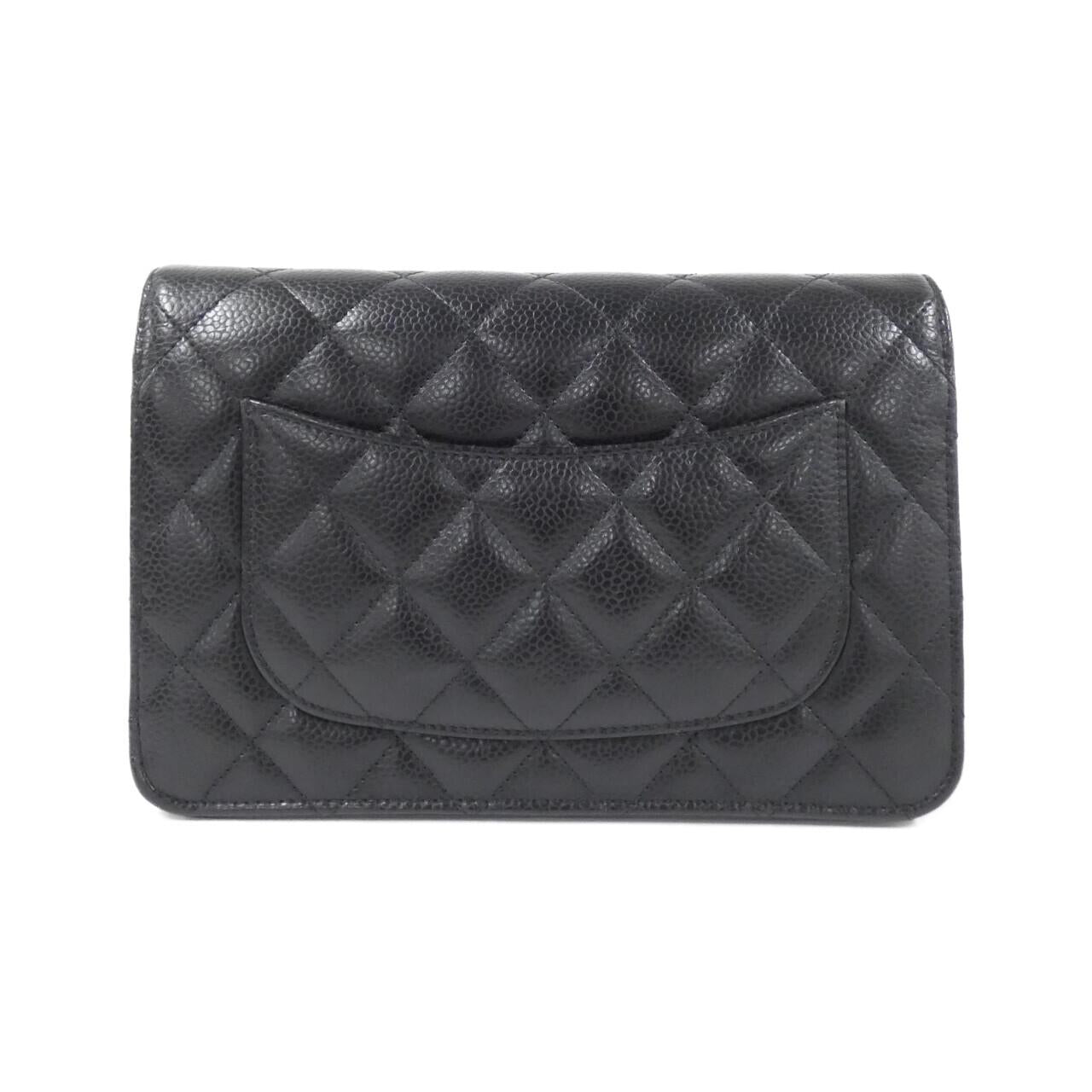 Chanel Timeless Classic Caviar Skin Wallet on Chain