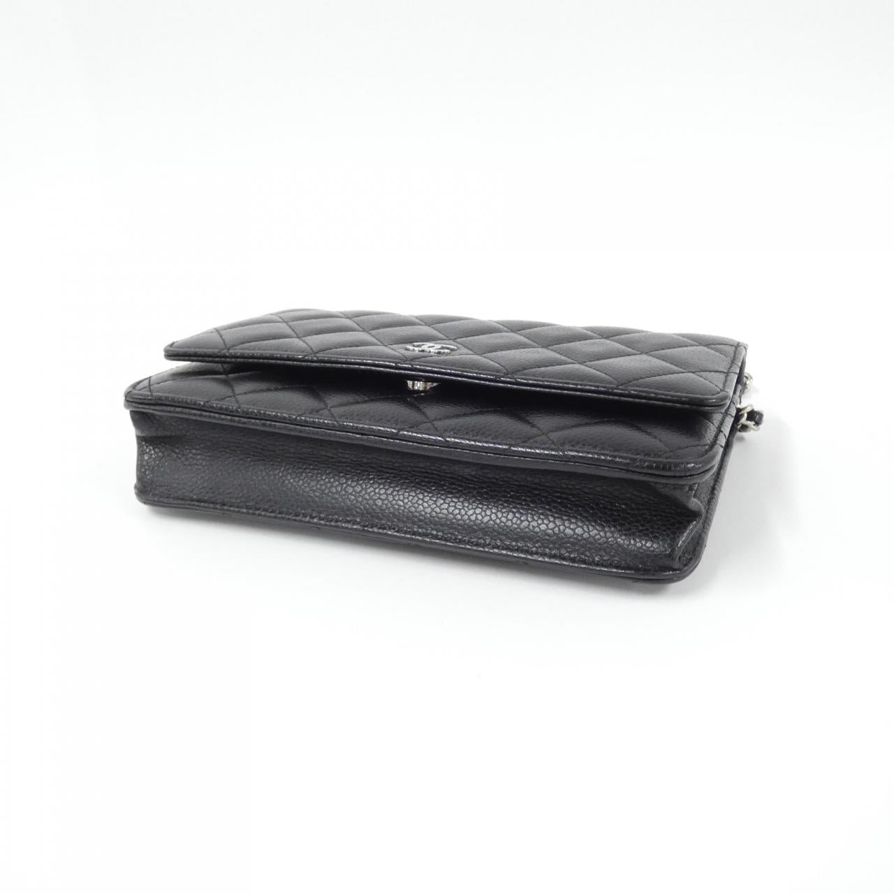 Chanel Timeless Classic Caviar Skin Wallet on Chain