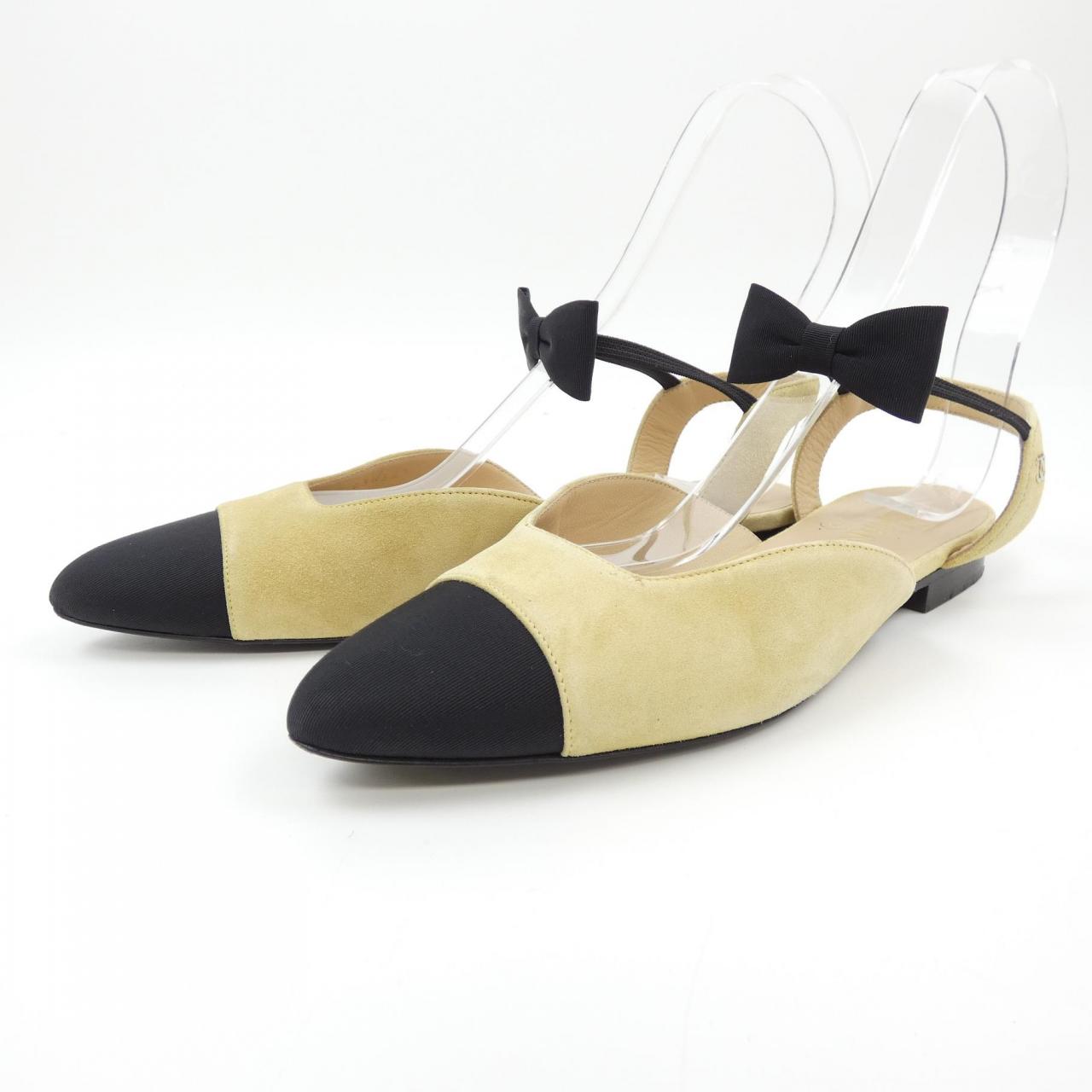 Chanel G36361Y54260 Suede Calfskin Grogram Shoes