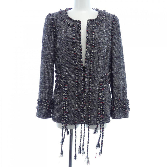 Chanel P37633V27256 10P Collarless Jacket