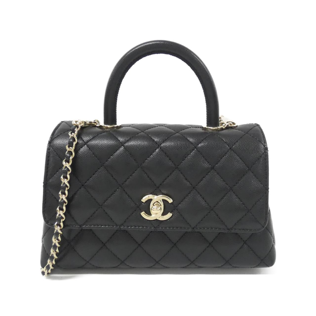 Chanel Coco Handle Caviar Skin Bag