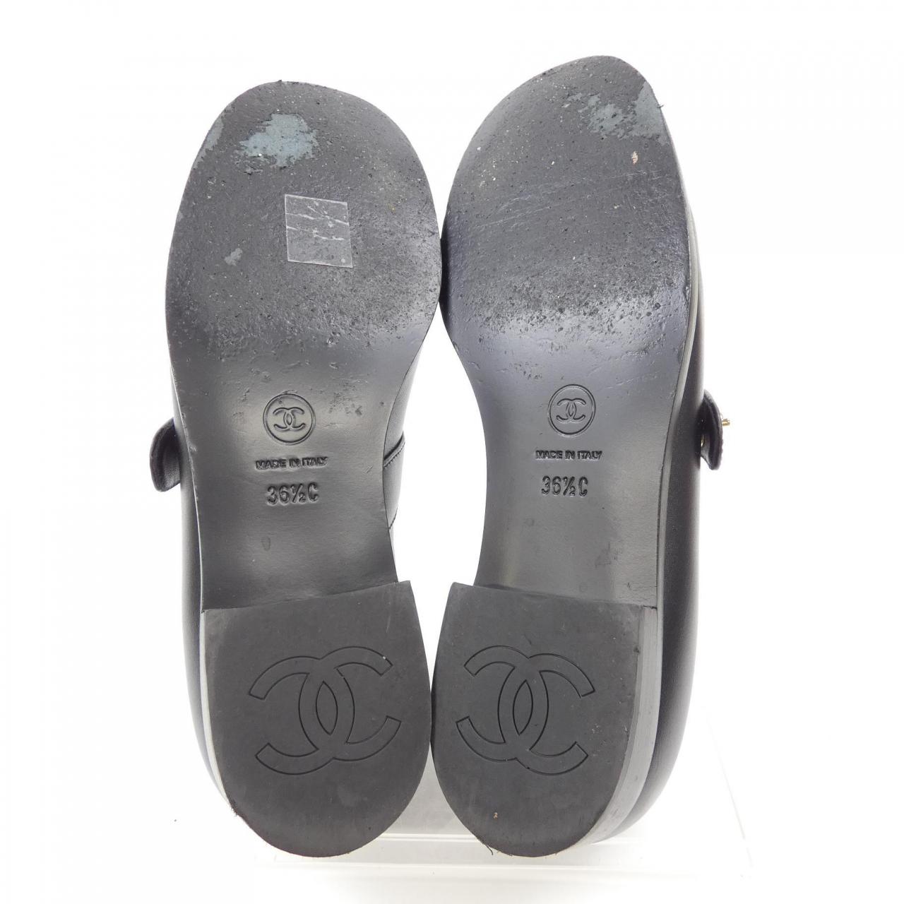 Chanel G45280B15786 Calfskin Flat Shoes