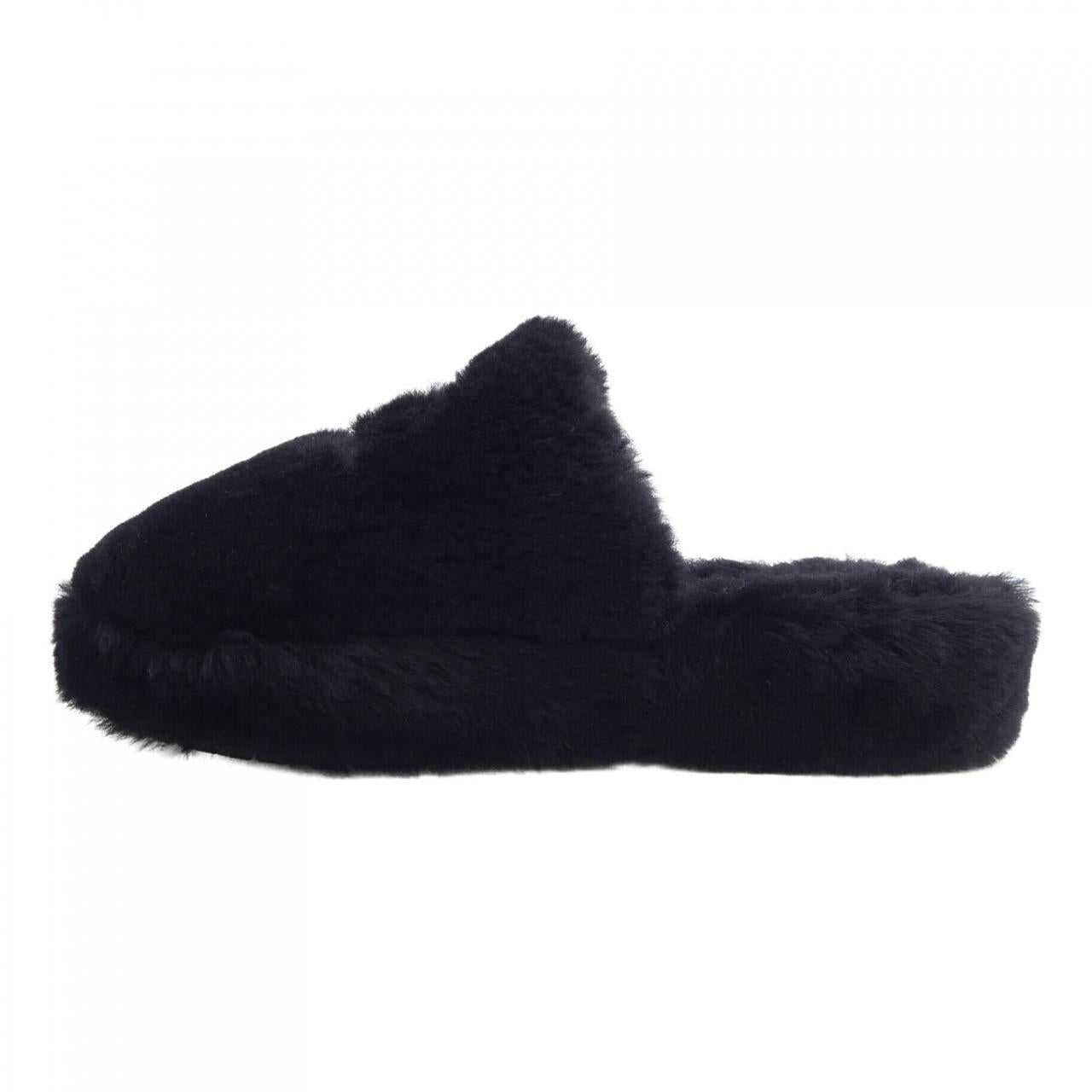 Chanel G45984B17892 Shearling Lambskin Sandals