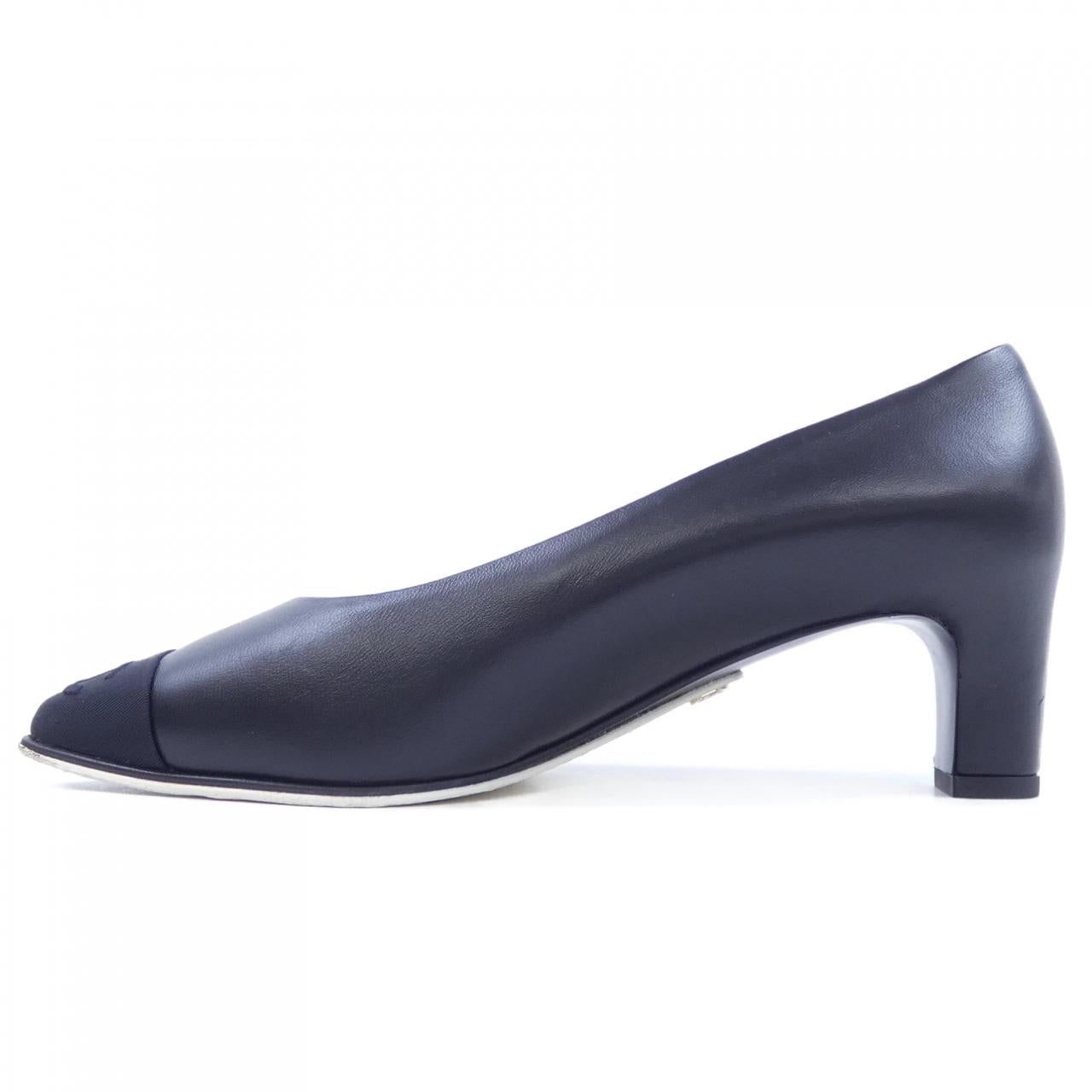 Chanel G36842Y50387 Lambskin Grosgrain Pumps
