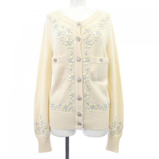 Chanel P43019K04343 100% Cashmere Cardigan