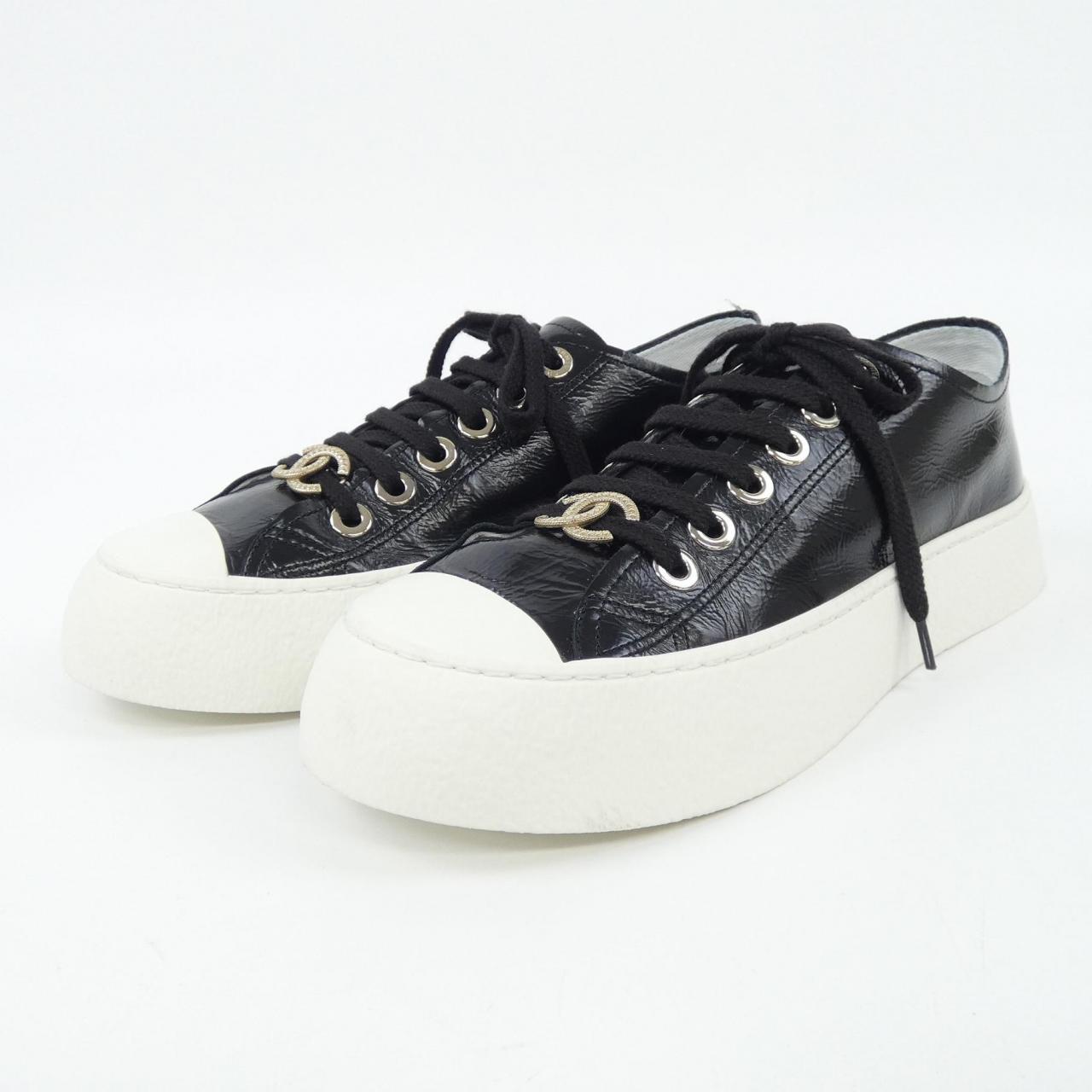 Chanel G45560B15742 Calfskin Sneakers