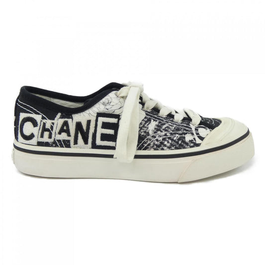 Chanel P35959X51691 Patent Fabric Sneaker