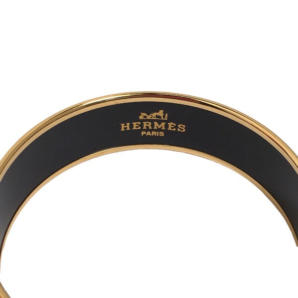 HERMES Bangle Metal, cloisonn blue Bangle Gold Plated Emile Women(Unisex)  d