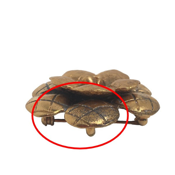 CHANEL Brooch unknown gold Brooch   Camelia Women