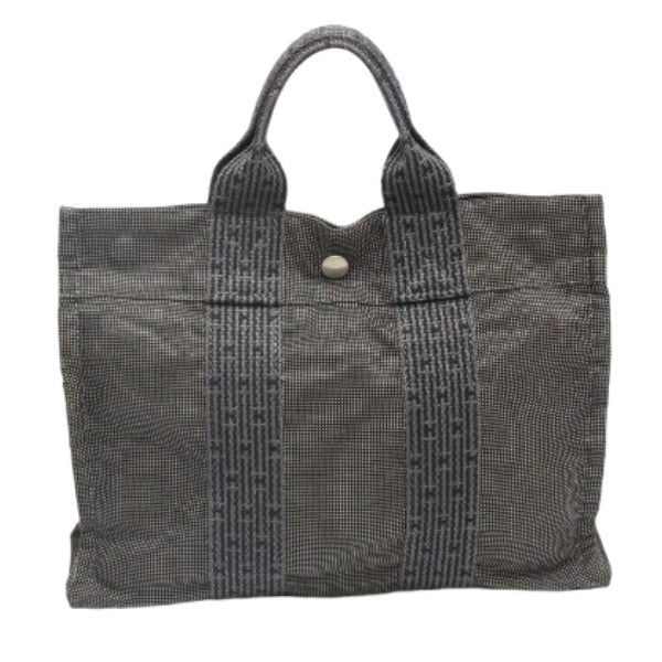 HERMES Tote Bag Polyamide polyester gray Her Line PM Women(Unisex)  d